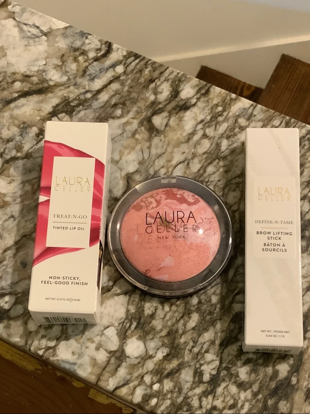Laura Geller Peach & Pink Marbled Baked Blush